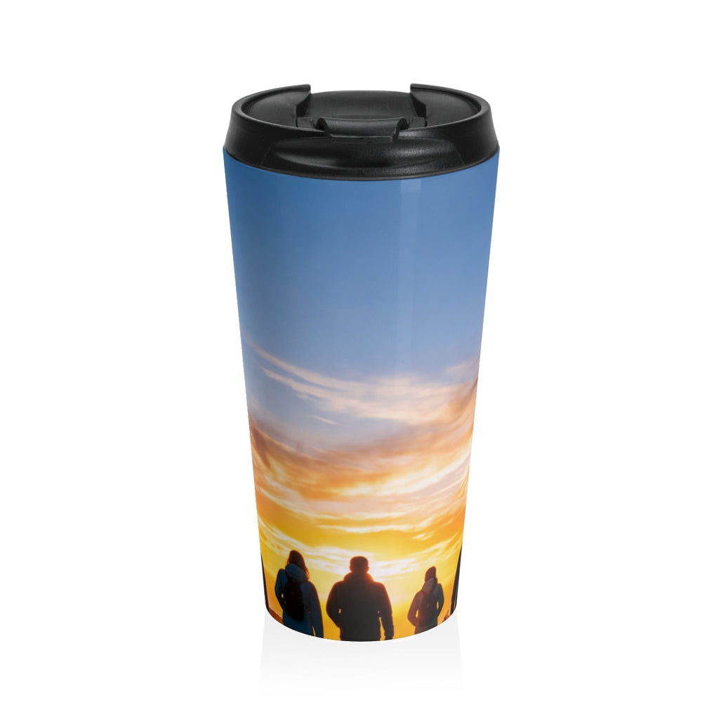 Stainless Steel Travel Mug - Explorer's Sunrise