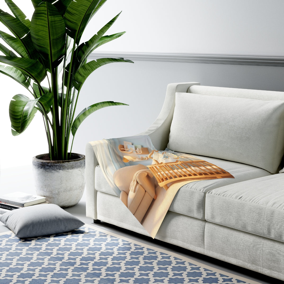 Baby Swaddle Blanket - Gentle Scandi Comfort