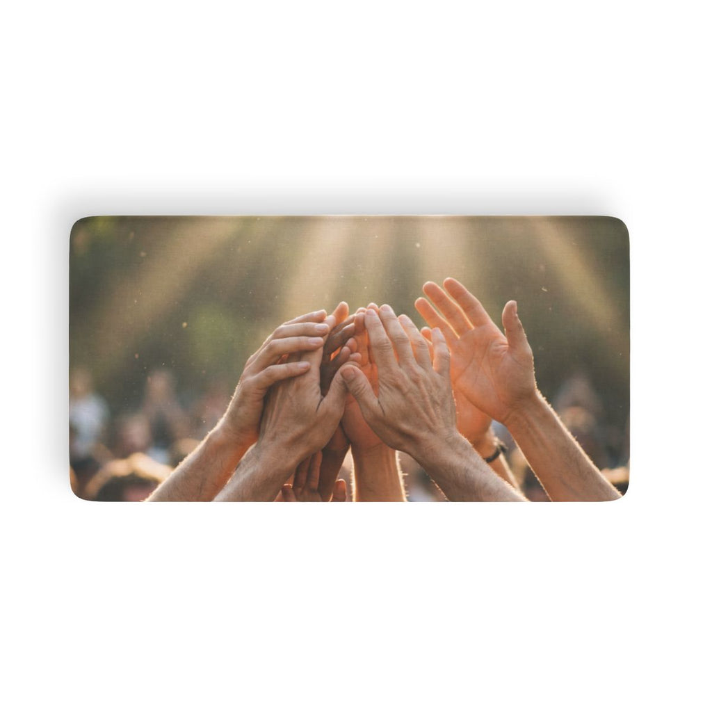 Fitted Sheet - Golden Rays of Unity Wall Art | Echovira...
