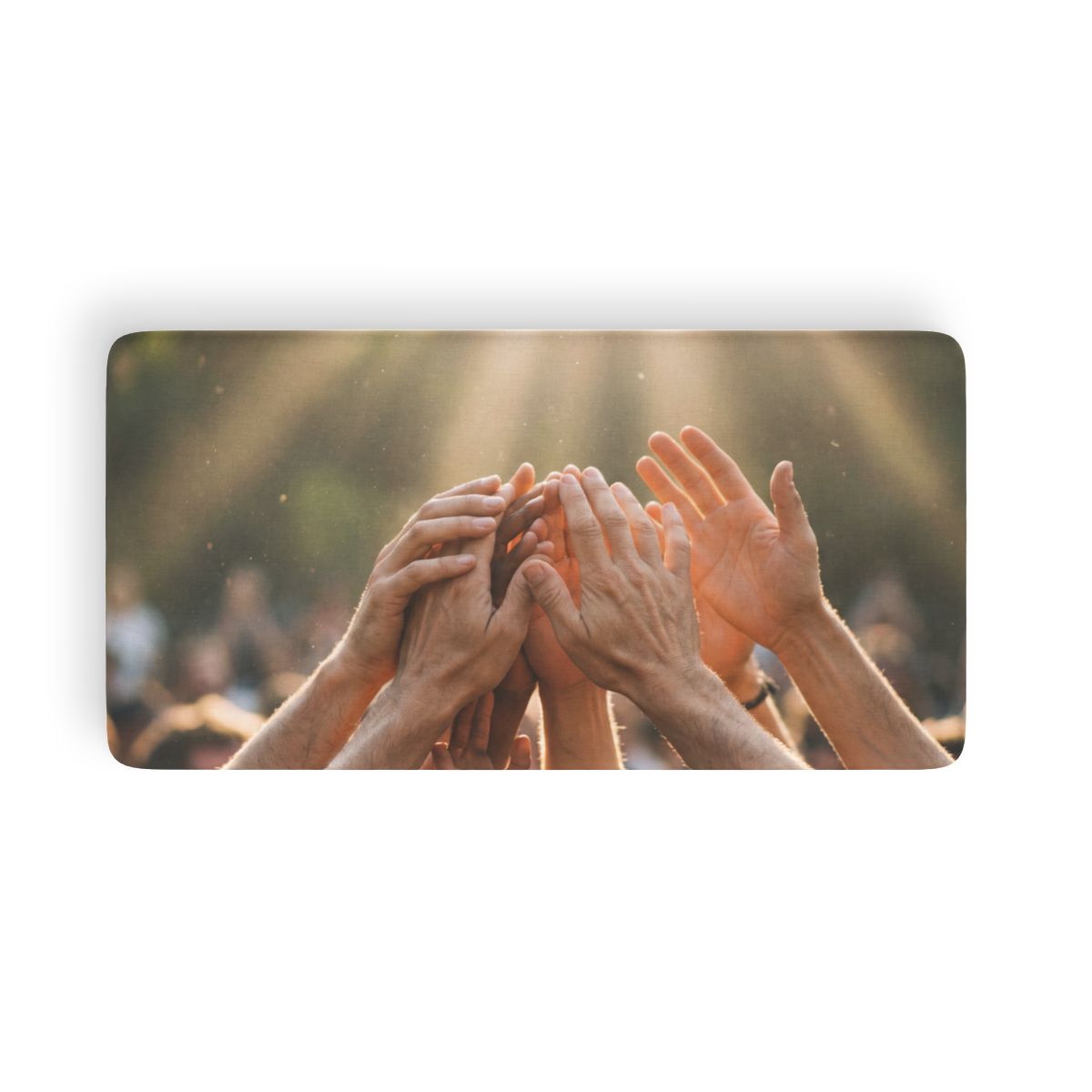 Fitted Sheet - Golden Rays of Unity Wall Art | Echovira...