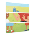 Acrylic Prints - Garden Storytime Triptych — Landscape |...