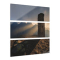 Acrylic Prints - Sentinel Triptych Mountain Wall Art —... |...