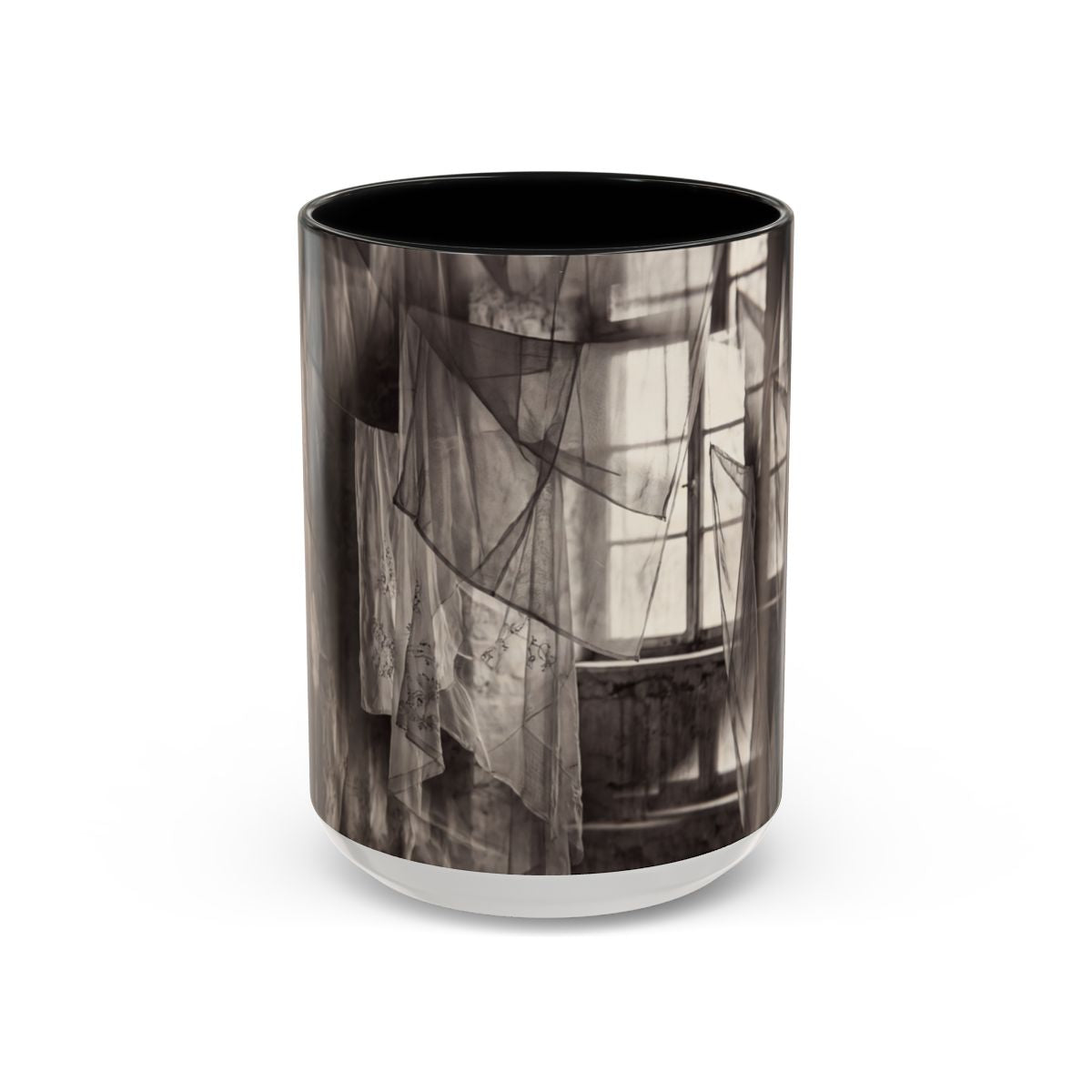 Accent Coffee Mug - Spectral Veils | Echovira Gallery
