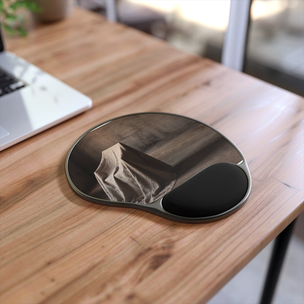 Mouse Pad With Wrist Rest - Concrete Focus