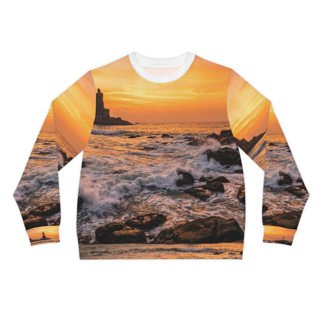 Light Sweatshirt - Golden Ocean Glow