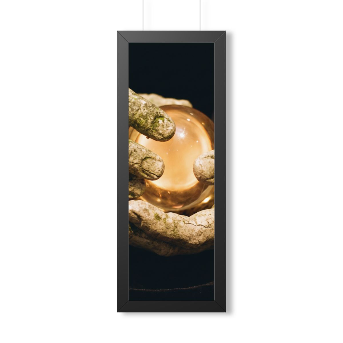 Framed Vertical Poster - Ancient Sight — Black (11×14... |...