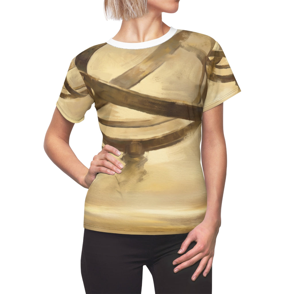 Women's Cut & Sew Tee - Celestial Armillary Sphere Art... |...