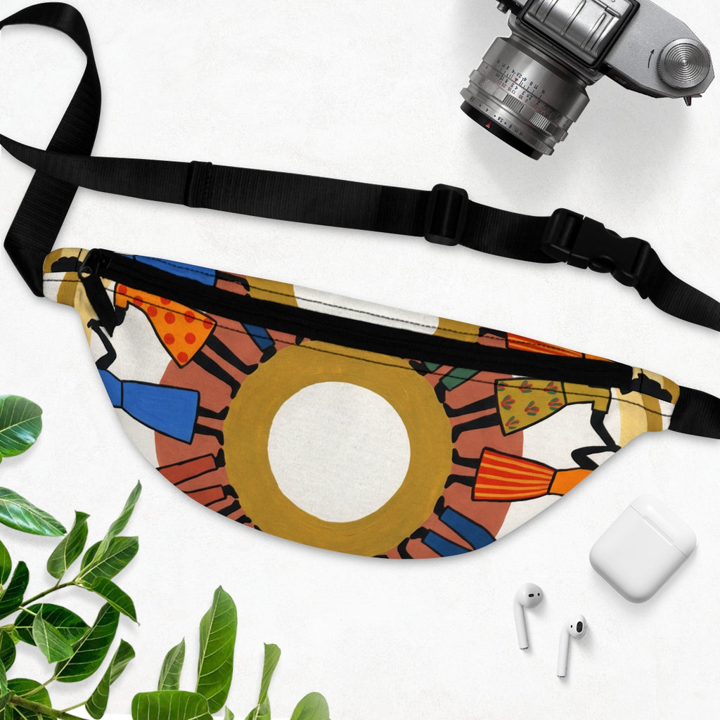 Fanny Pack - Unity Mandala Folk Art | Echovira Gallery