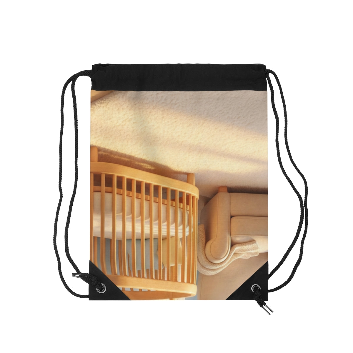 Serene Journey Drawstring Bag - Gym Ready