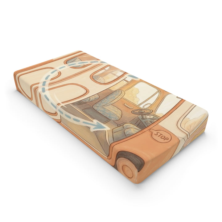 Baby Changing Pad Cover - Gentle Bus Ride