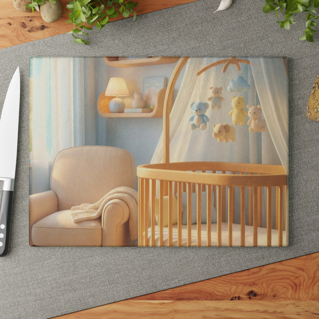 Tranquil Glass Cutting Board - Kitchen Prep