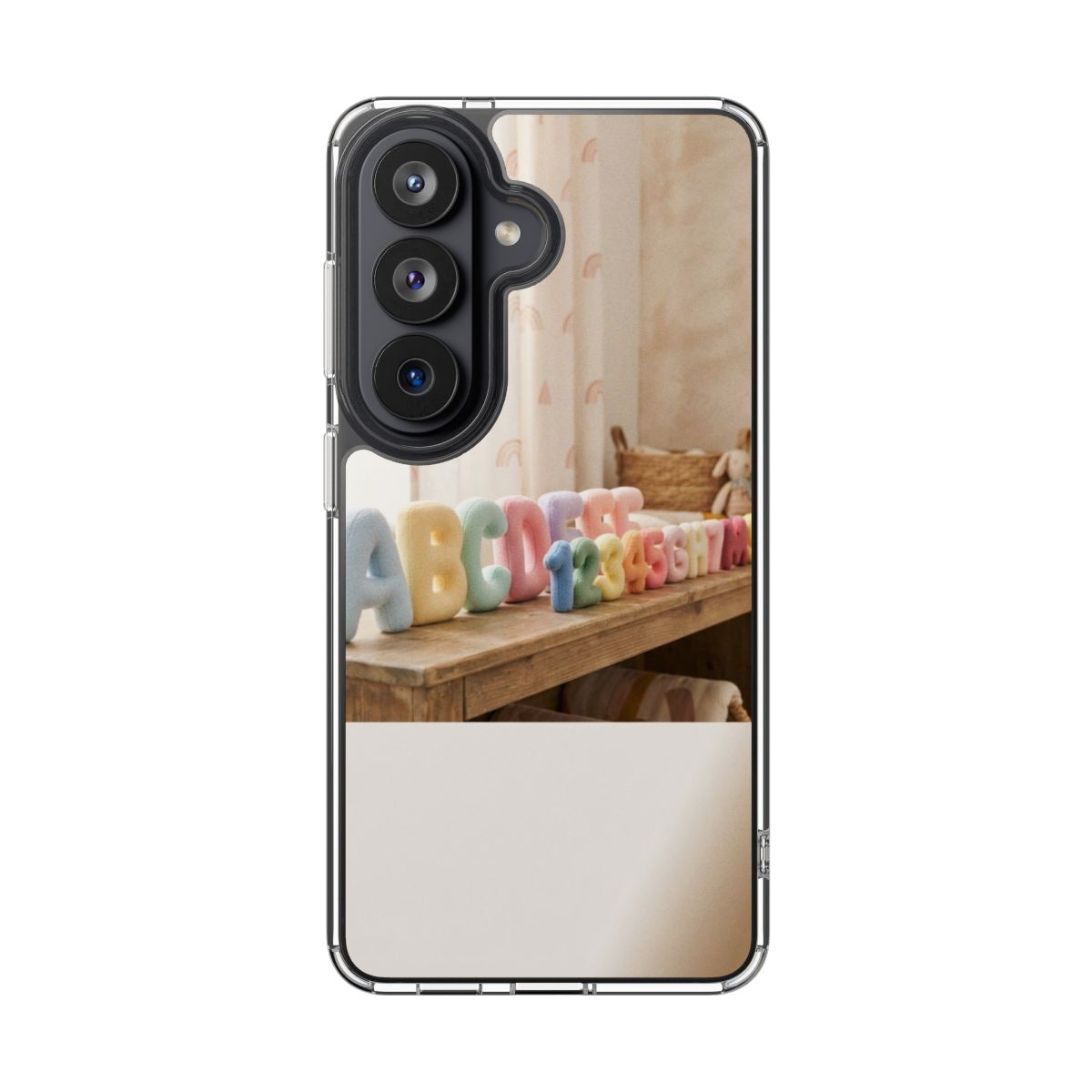 Clear Impact-Resistant Case - Pastel ABCs | Echovira Gallery