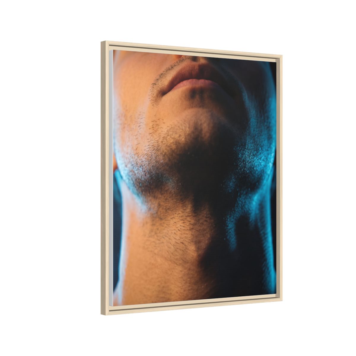 Framed Matte Canvas - Neon Noir
