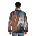 Men's Puffer Jacket Rainy Nocturnal City Art