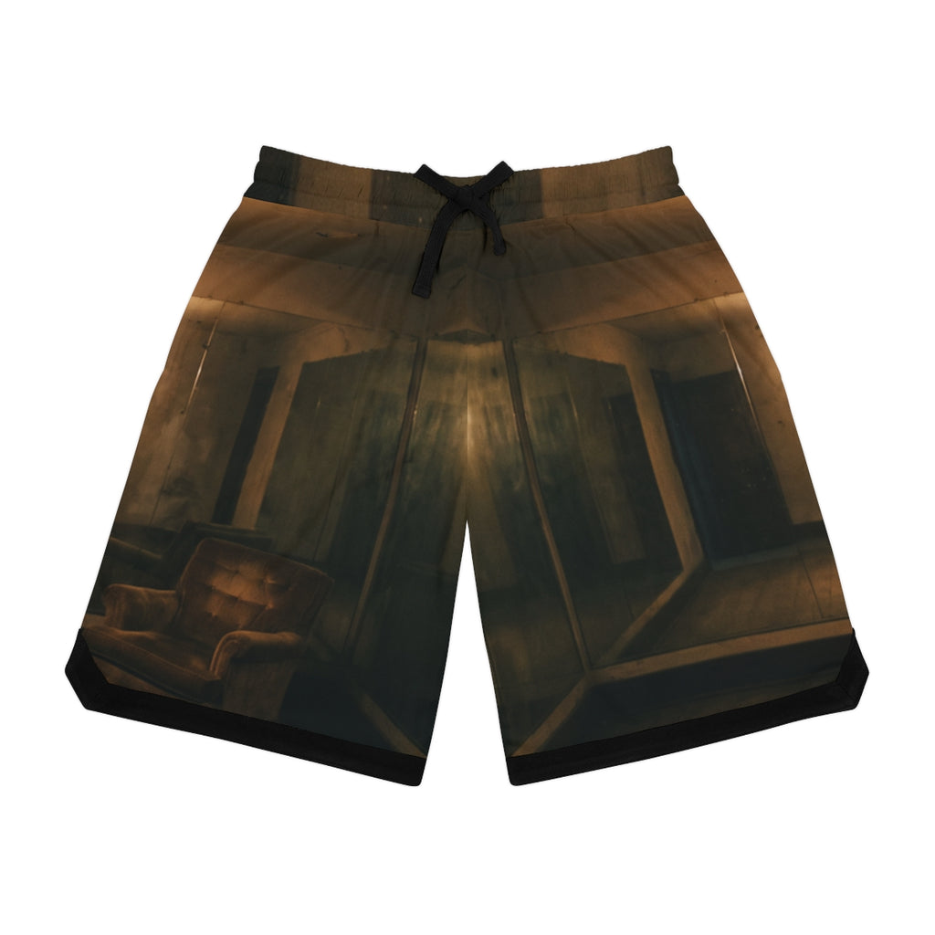 Basketball Rib Shorts - Liminal Shadow Chamber | Echovira...