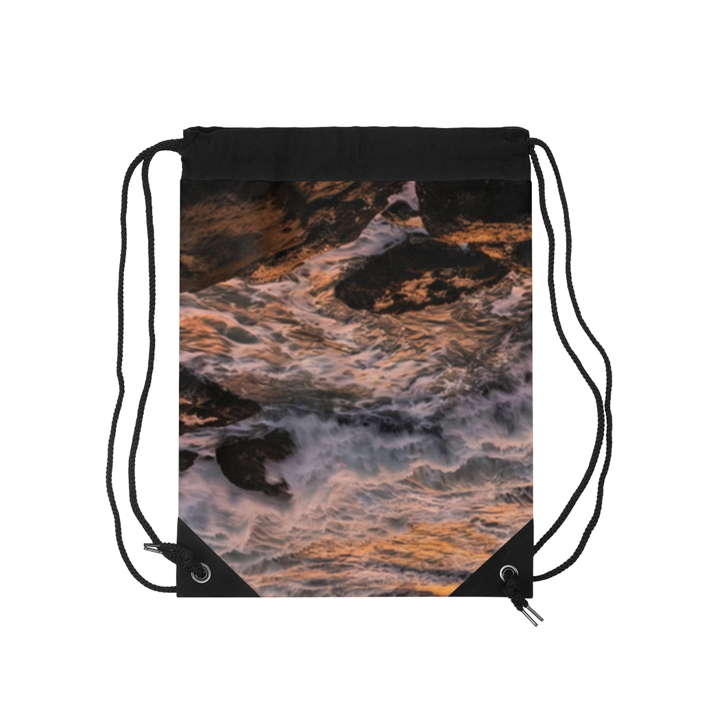Drawstring Bag - Coastal Beach Day