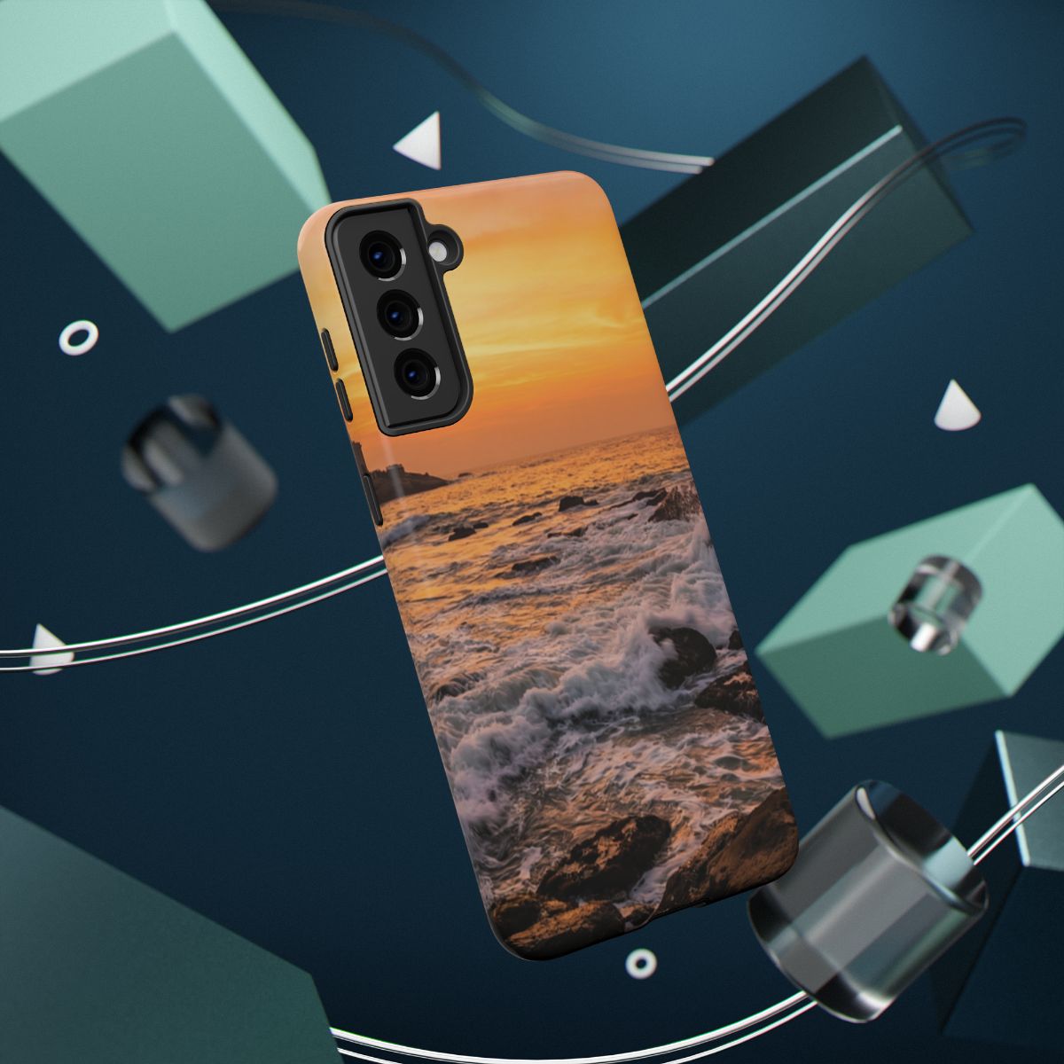Impact-Resistant Cases - Phone Case - Sunrise Coastal Art