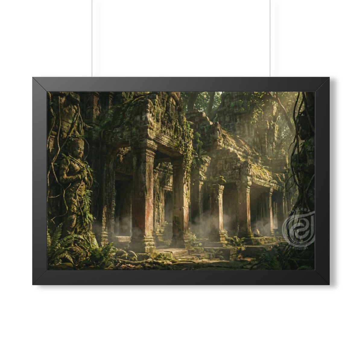 Framed Horizontal Poster - Ancient Sanctuary (14×11, 16×12...