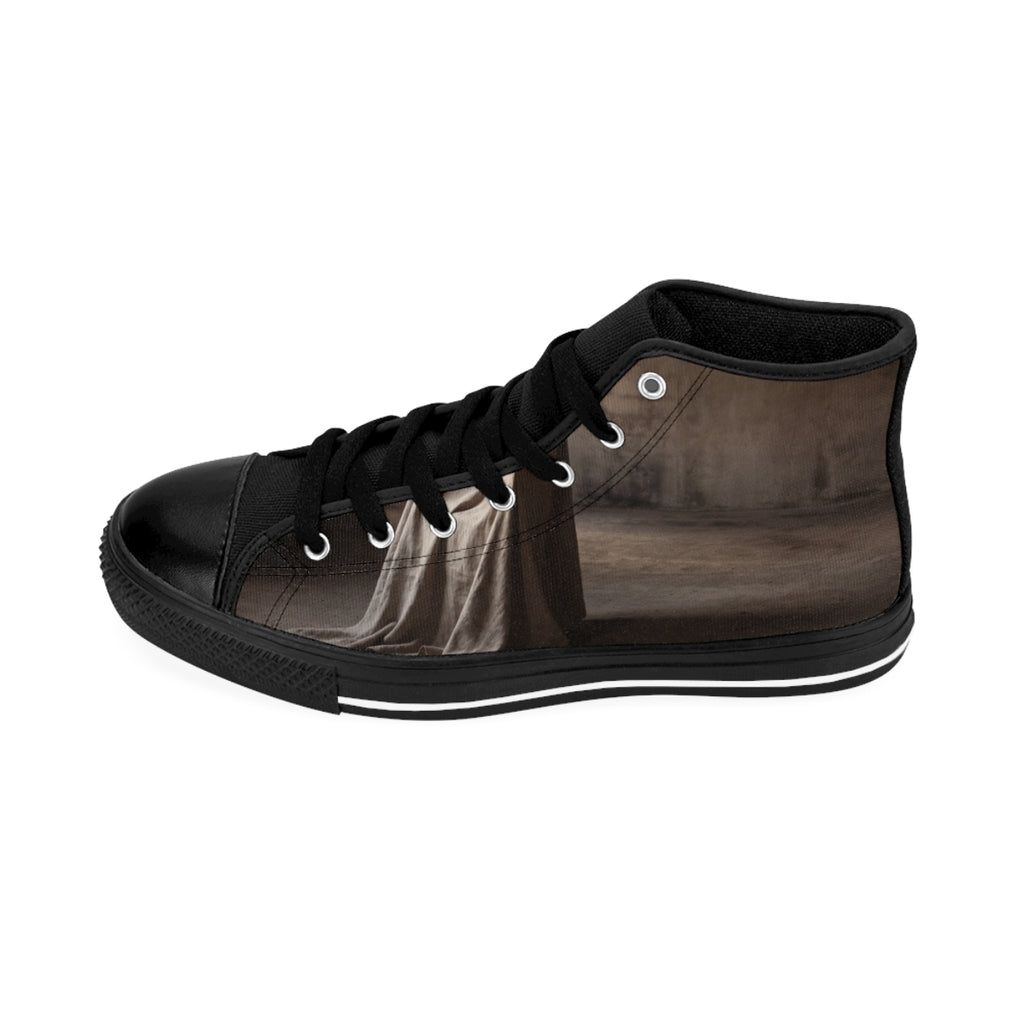 Women's Classic Sneakers - Abstract Form
