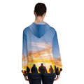 Women's Full-Zip Hoodie - Sunset Ridge | Echovira Gallery