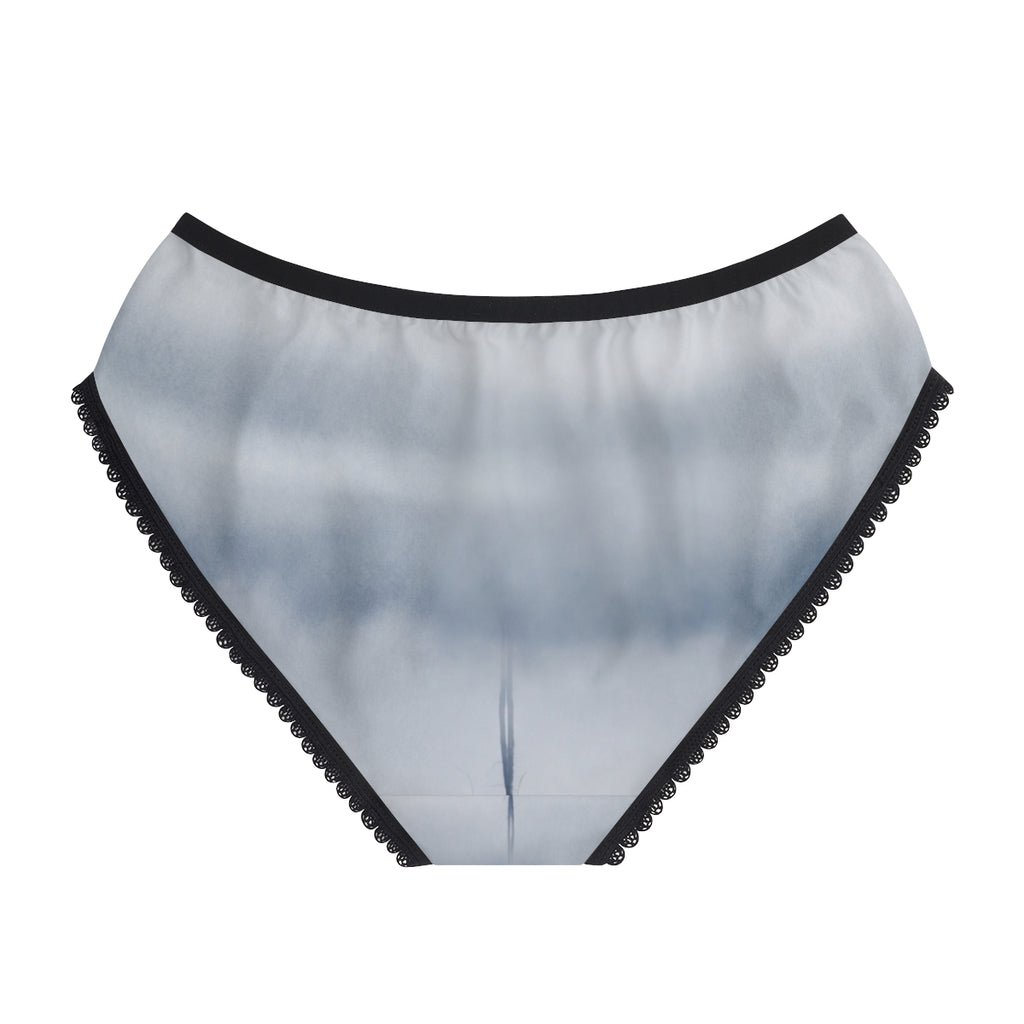 Women's Briefs with Solitary Bell Mist Art