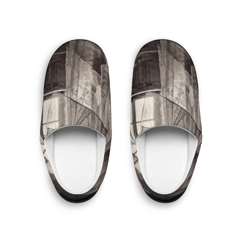 Women's Indoor Slippers - Spectral Veils | Echovira Gallery