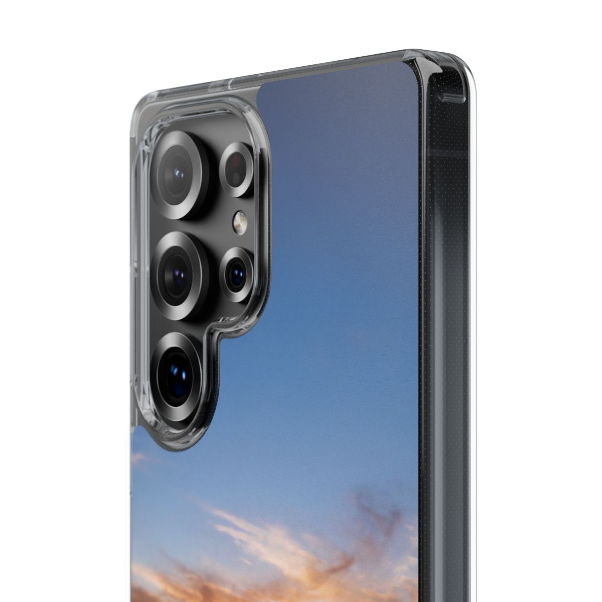 Clear Impact-Resistant Case - Sunset Peaks