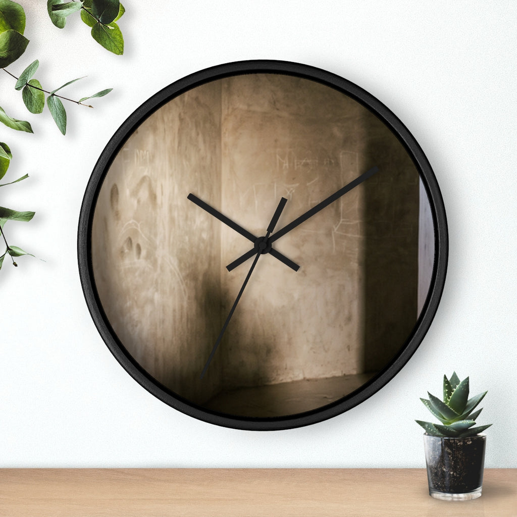 Wall Clock - Shadows of the Citadel moody architectural... |...