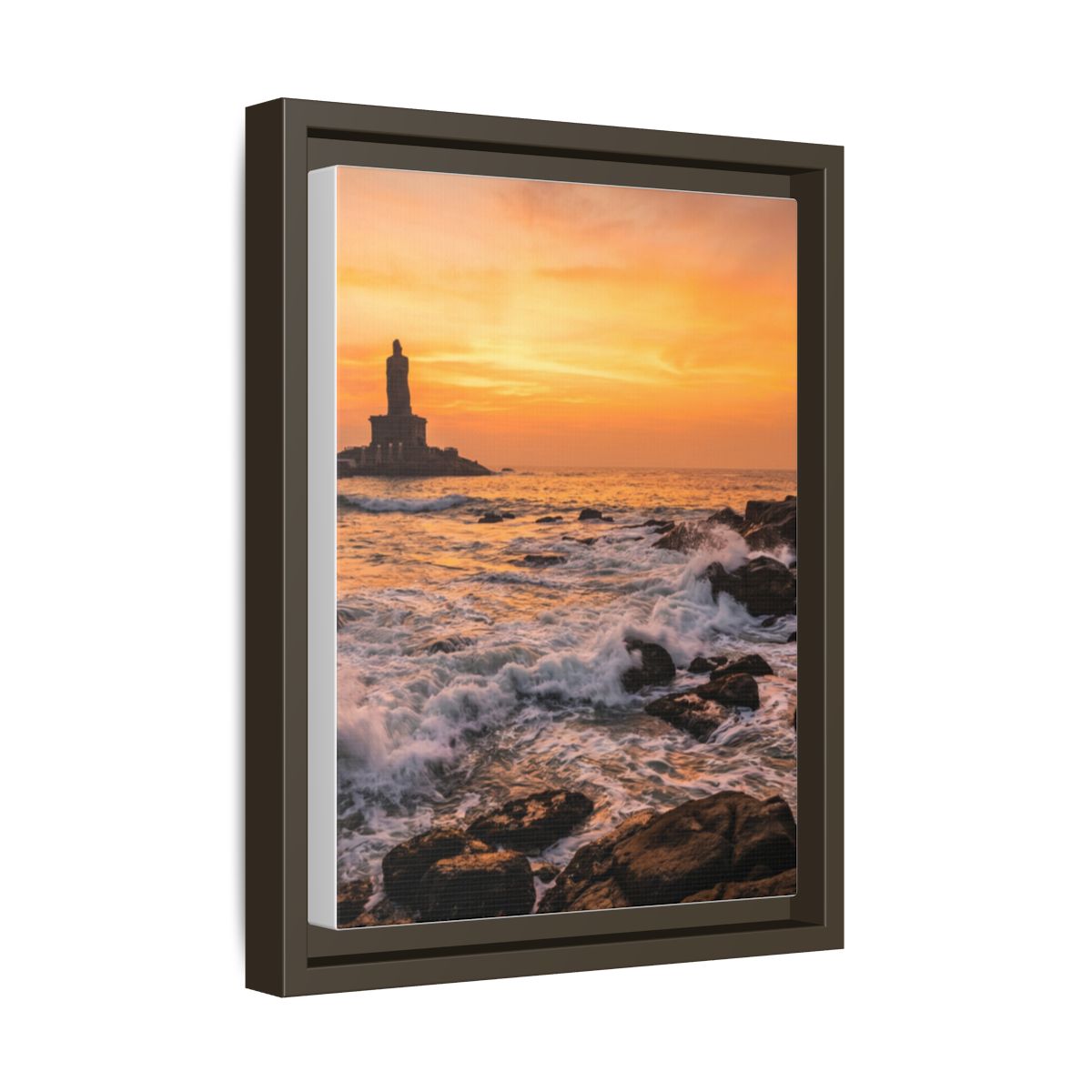 Framed Matte Canvas - Majestic Golden Coast