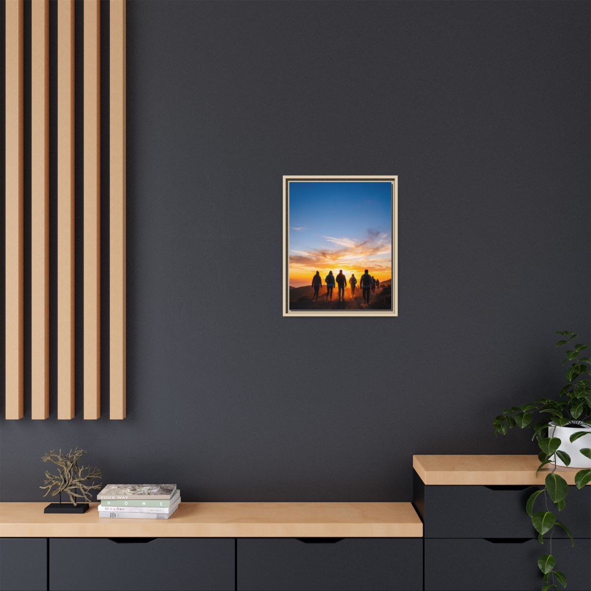 Matte Canvas, Framed - Epic Dawn Trek