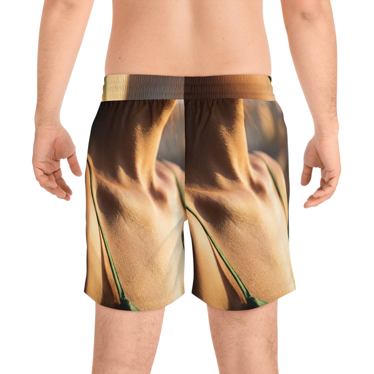 Men's Swim Shorts - Cinematic Golden Coast