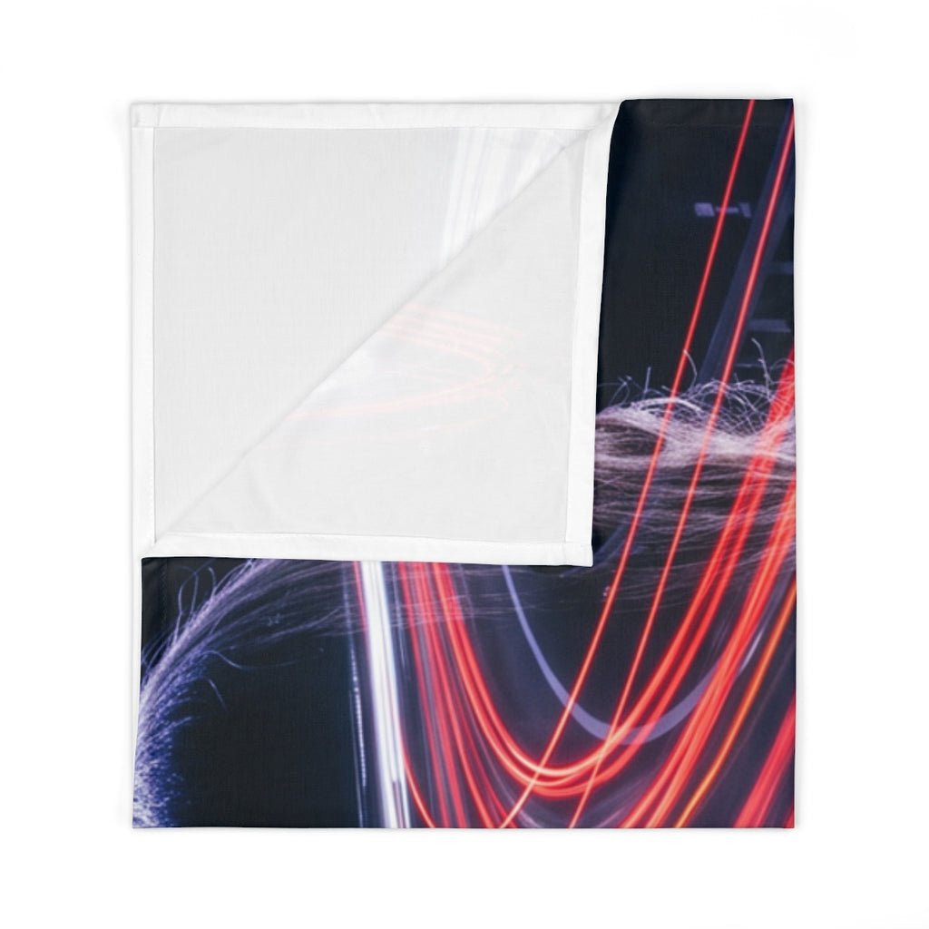 Neon Light Trails Baby Swaddle Blanket