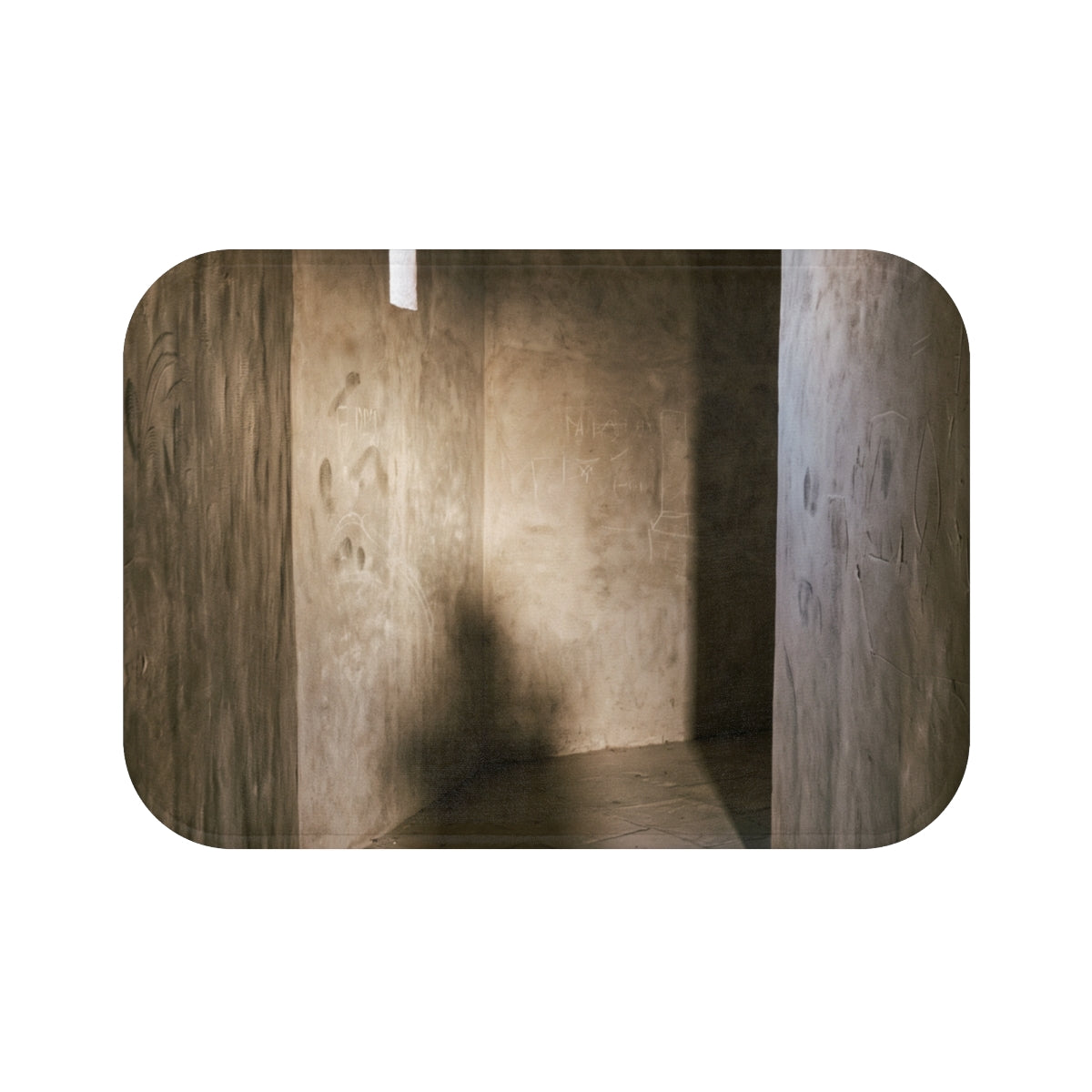 Bath Mat - Shadows of the Citadel moody architectural print...