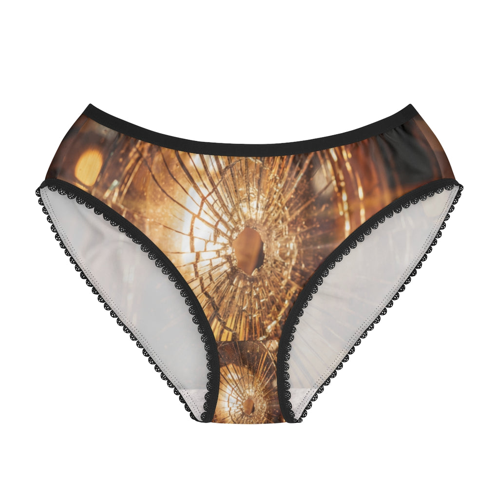 Women's Briefs - Shattered Amber Moody Candlelight Art |...