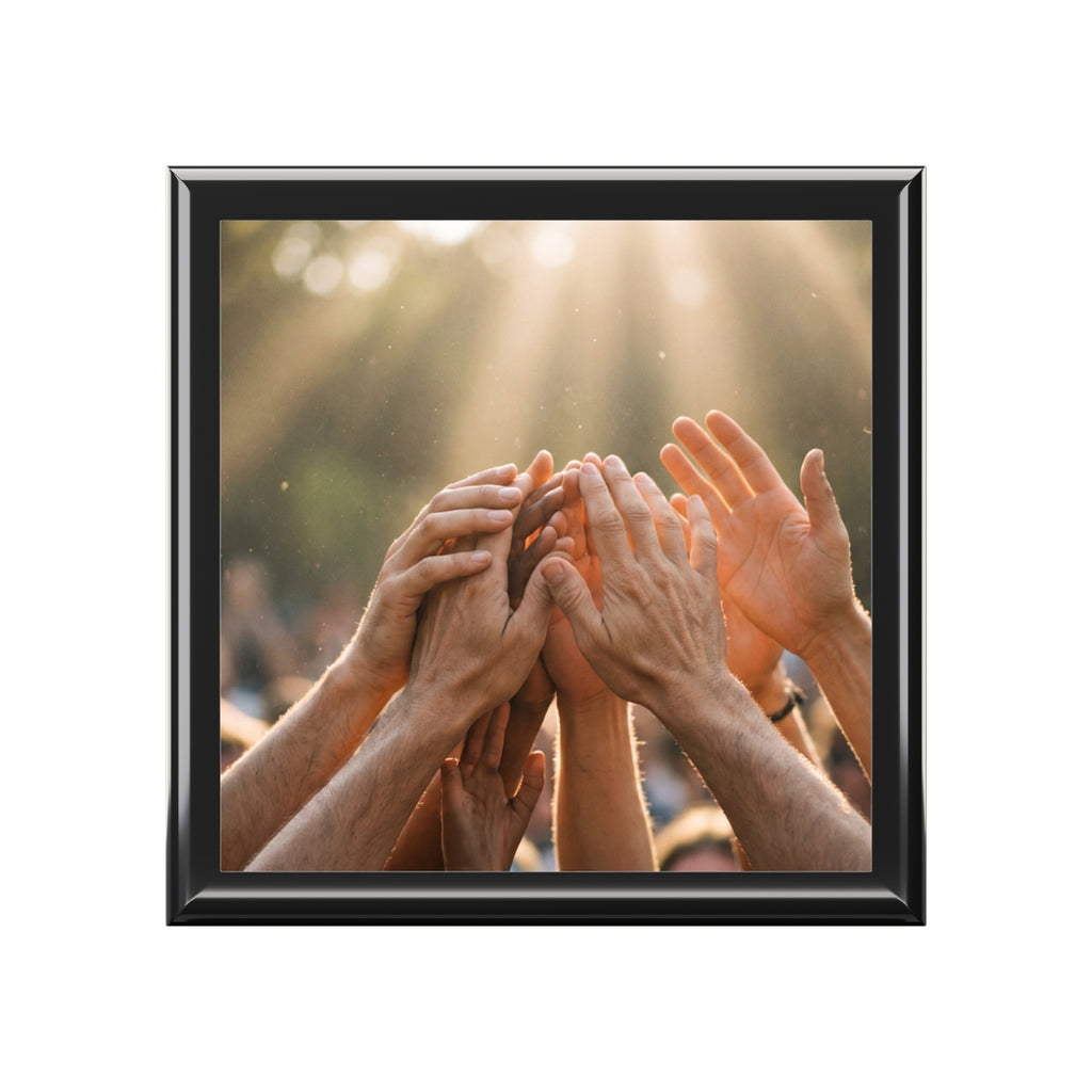 Jewelry Box - Golden Rays of Unity Wall Art | Echovira...