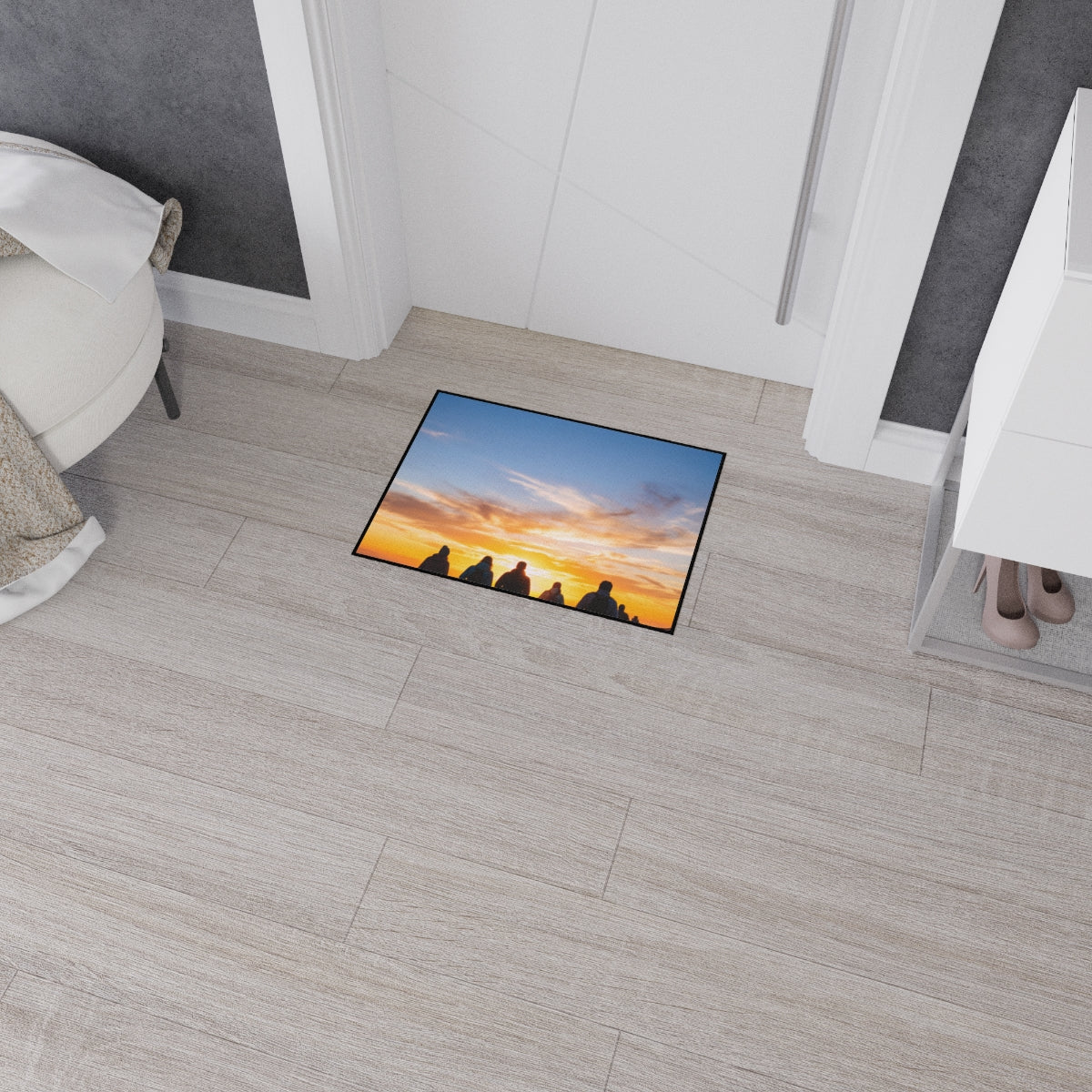 Floor Mat - Golden Sunset Trek