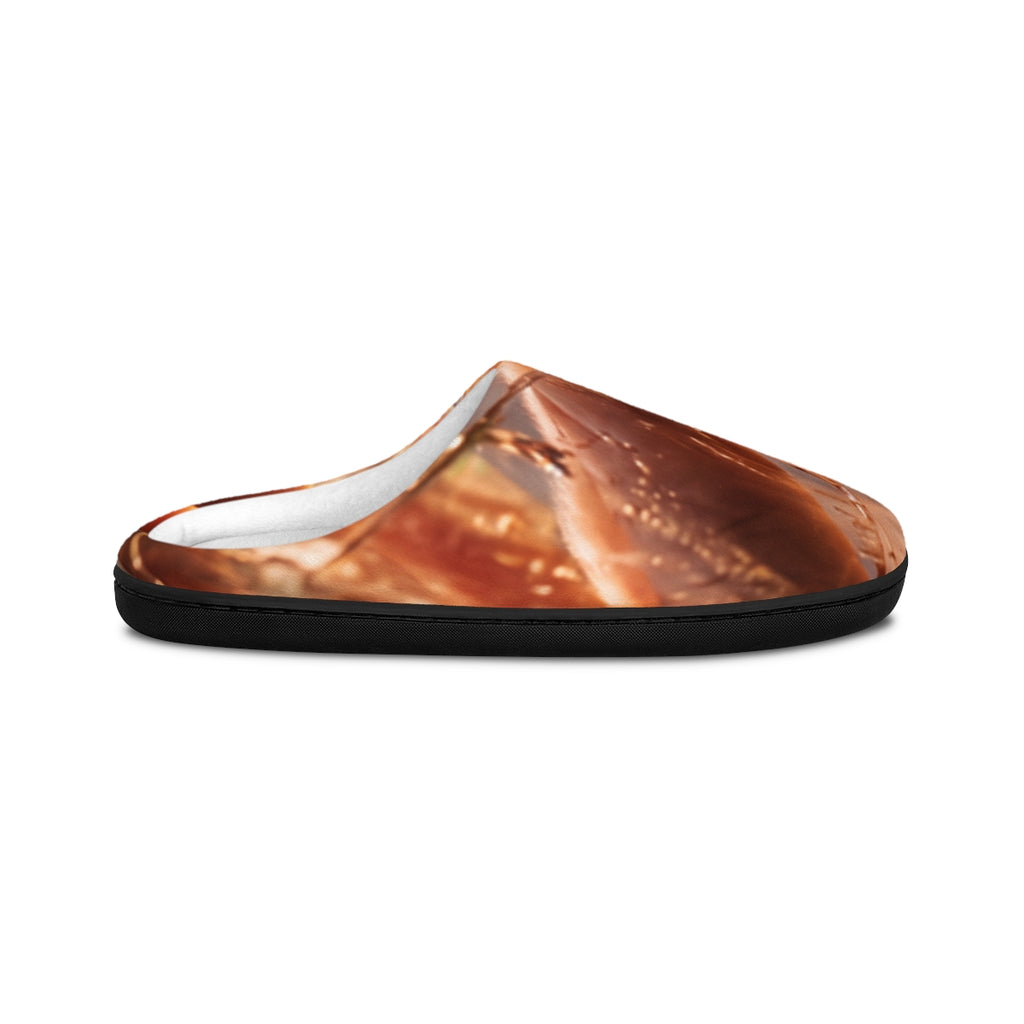 Women's Indoor Slippers Amber Glass Art