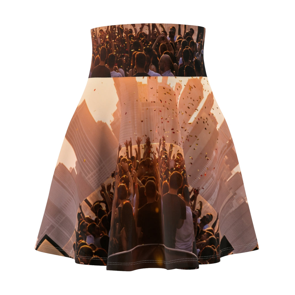 Women's Skater Skirt - City Lights Festival | Echovira...