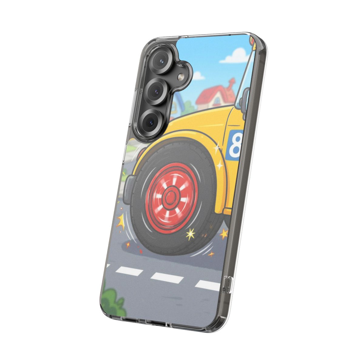 Clear Impact-Resistant Cases - Cartoon Bus | Echovira...