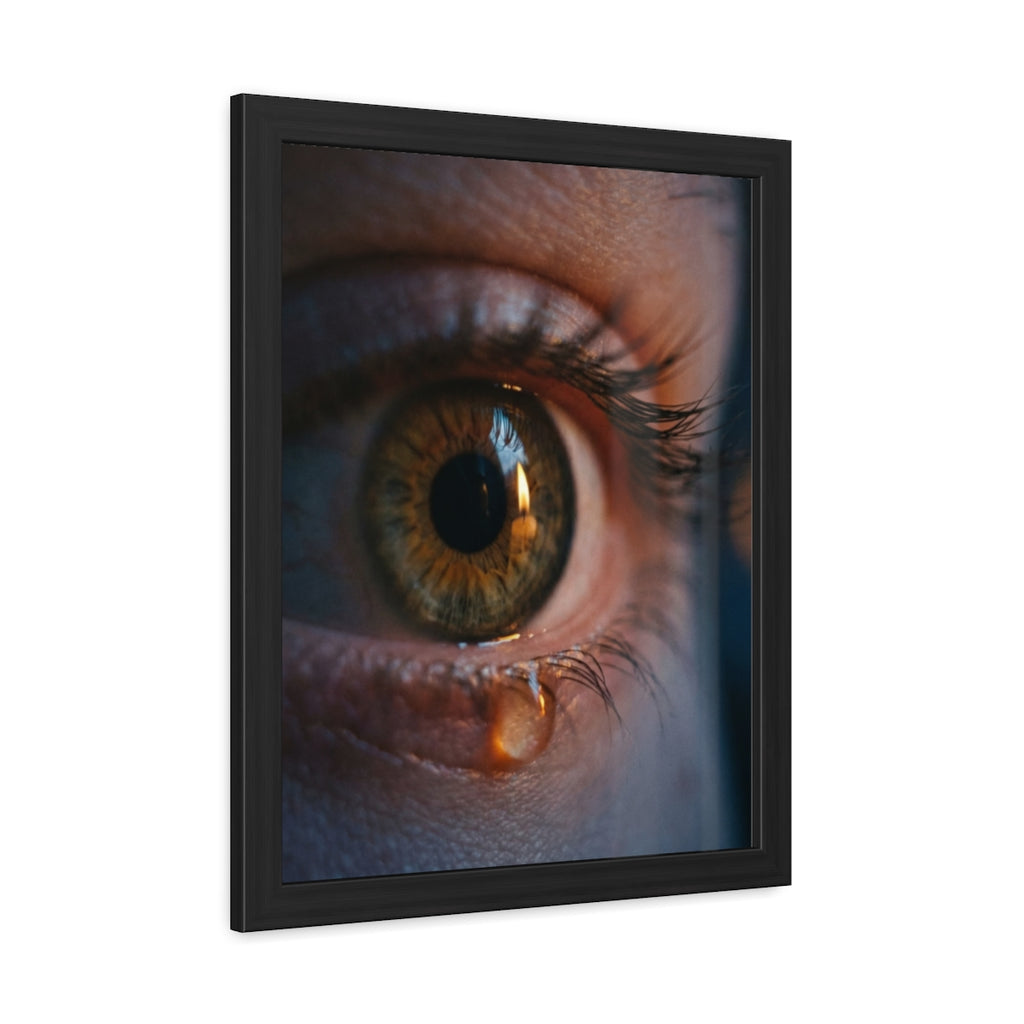 Framed Poster - Ethereal Gaze — Portrait