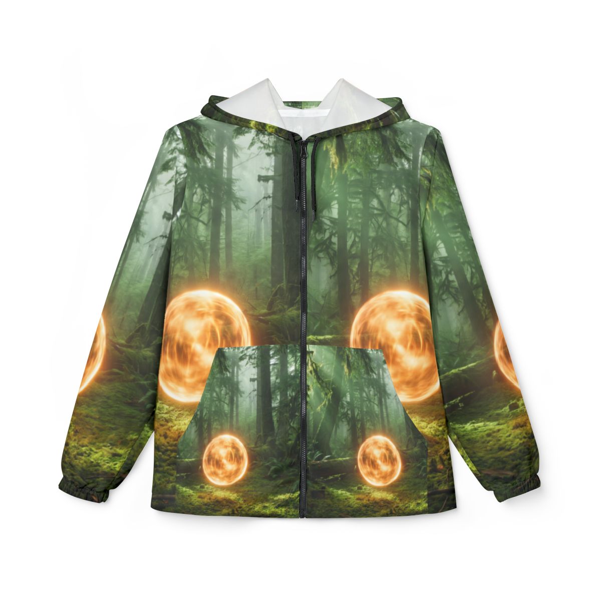 Unisex Windbreaker - Mystic Forest | Echovira Gallery