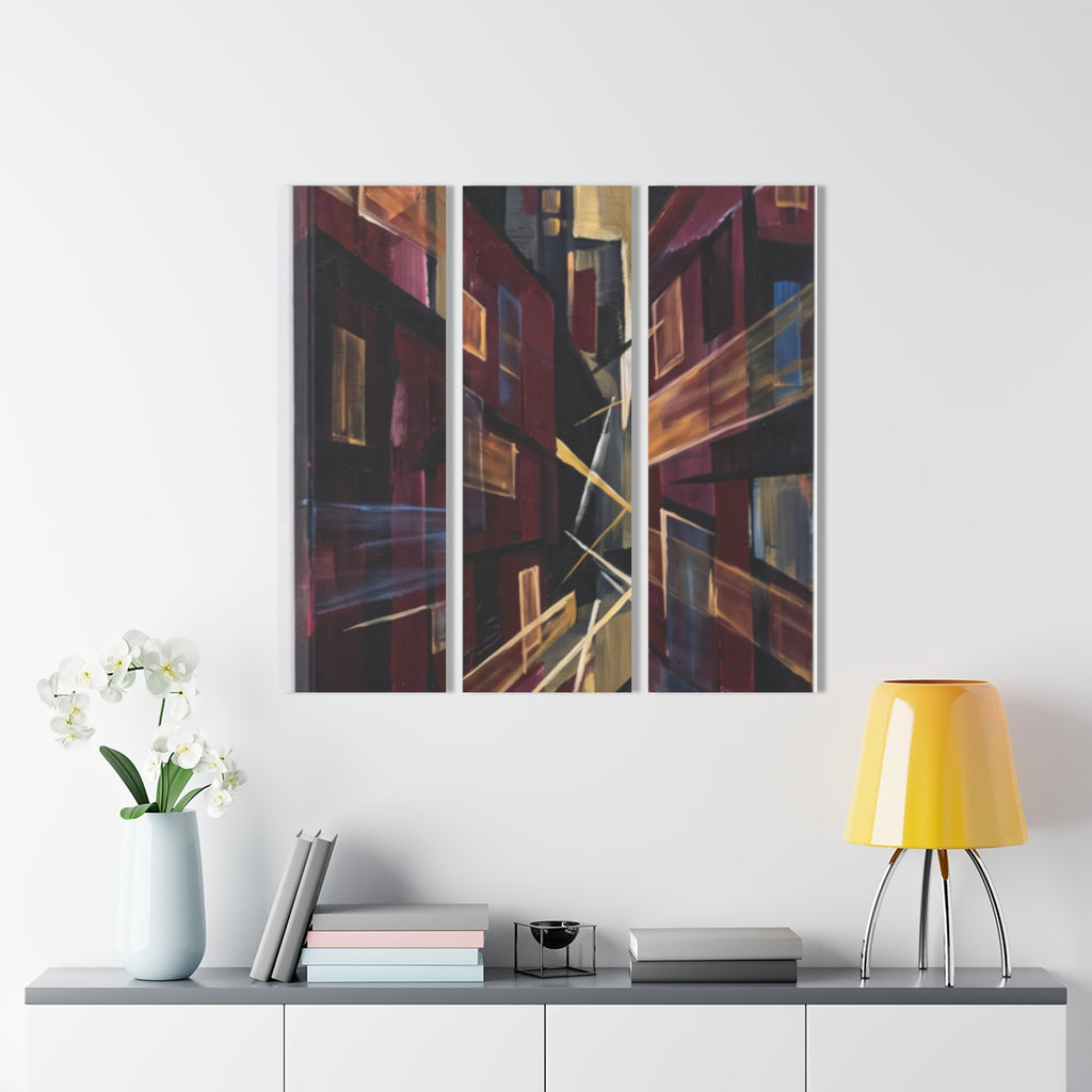 Acrylic Prints Triptych - Urban Velocity | Echovira Gallery