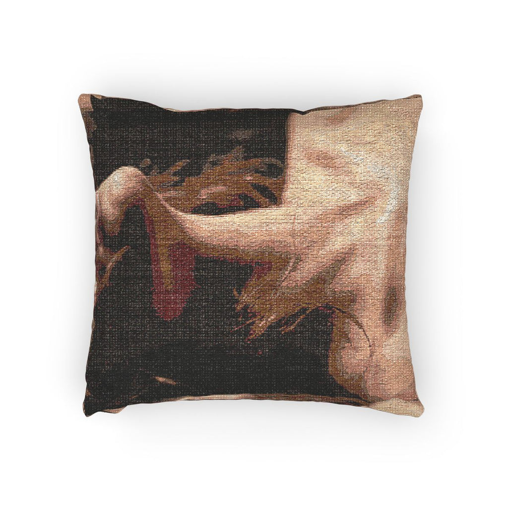Woven Pillow - Intimate Shadows Collage Art | Echovira...