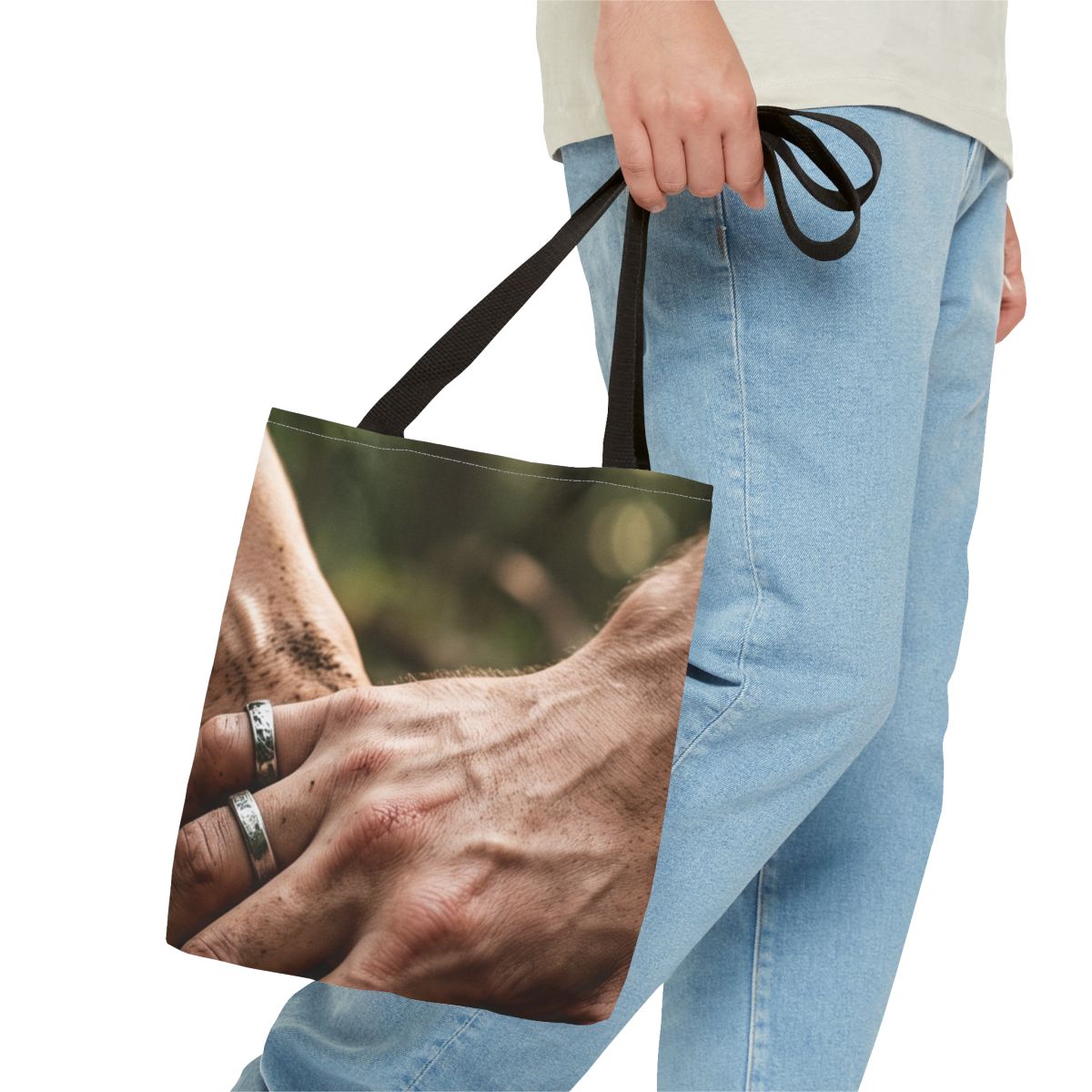 Forest Roots and Hands Tote Bag