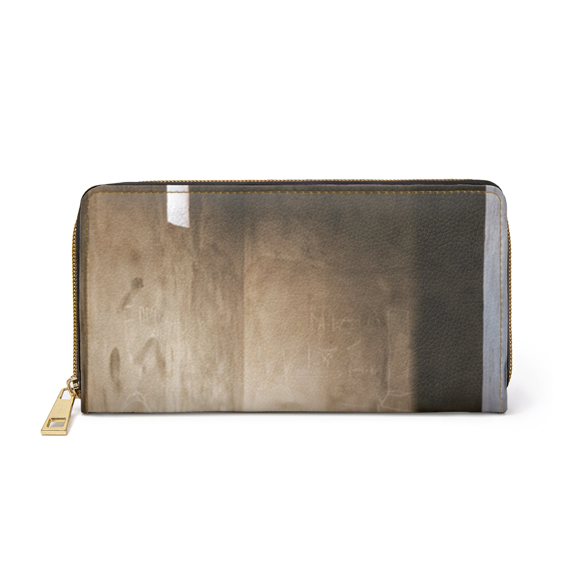 Zipper Wallet - Shadows of the Citadel moody architectural...