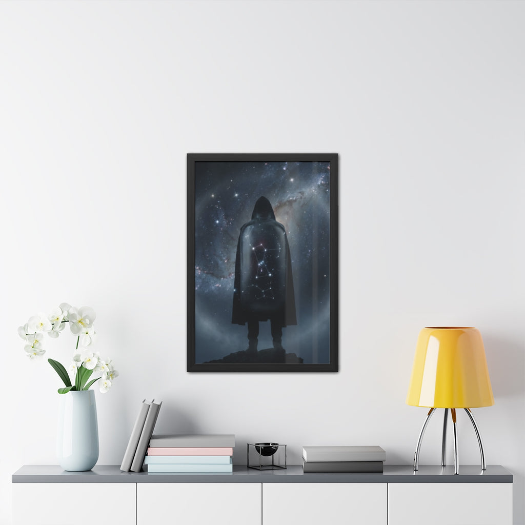 Framed Poster - Orion Cosmic Voyager — Portrait (8×12, 9×11...