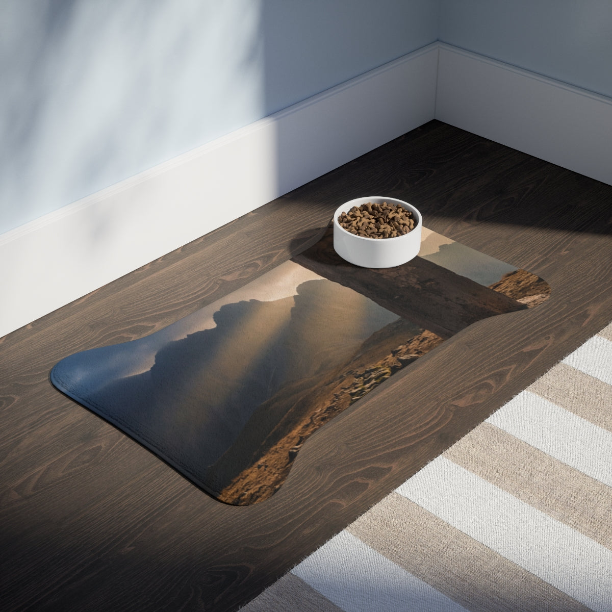 Pet Feeding Mat - Ancient Mountains