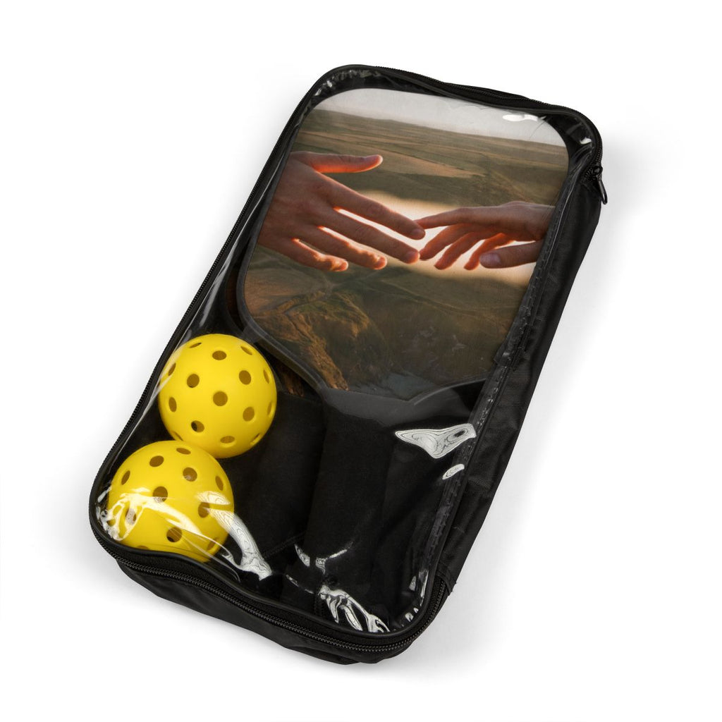 Pickleball Kit - The Infinite Touch | Ethereal Coastal Art |...