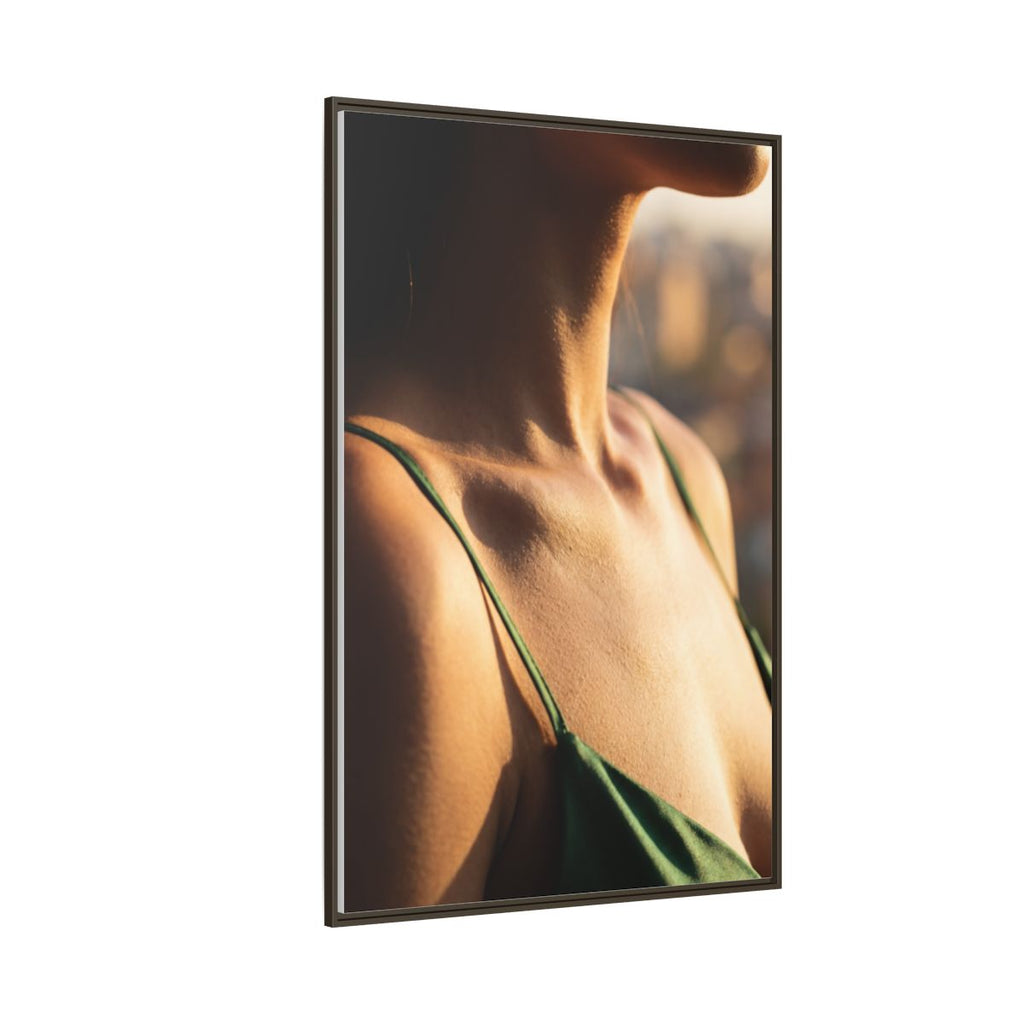 Golden Hour Matte Canvas - Framed Sunset Wall Art — Espresso / 1.25" (8×10, 9×12, 11×14, 12×16, 10×20, 12×18, 16×20, 16×24, 18×24, 12×36, 20×24, 16×32, 20×30, 24×30, 24×32, 16×48, 24×36, 24×48, 30×40, 20×60, 32×48, 30×60 & 40×60)