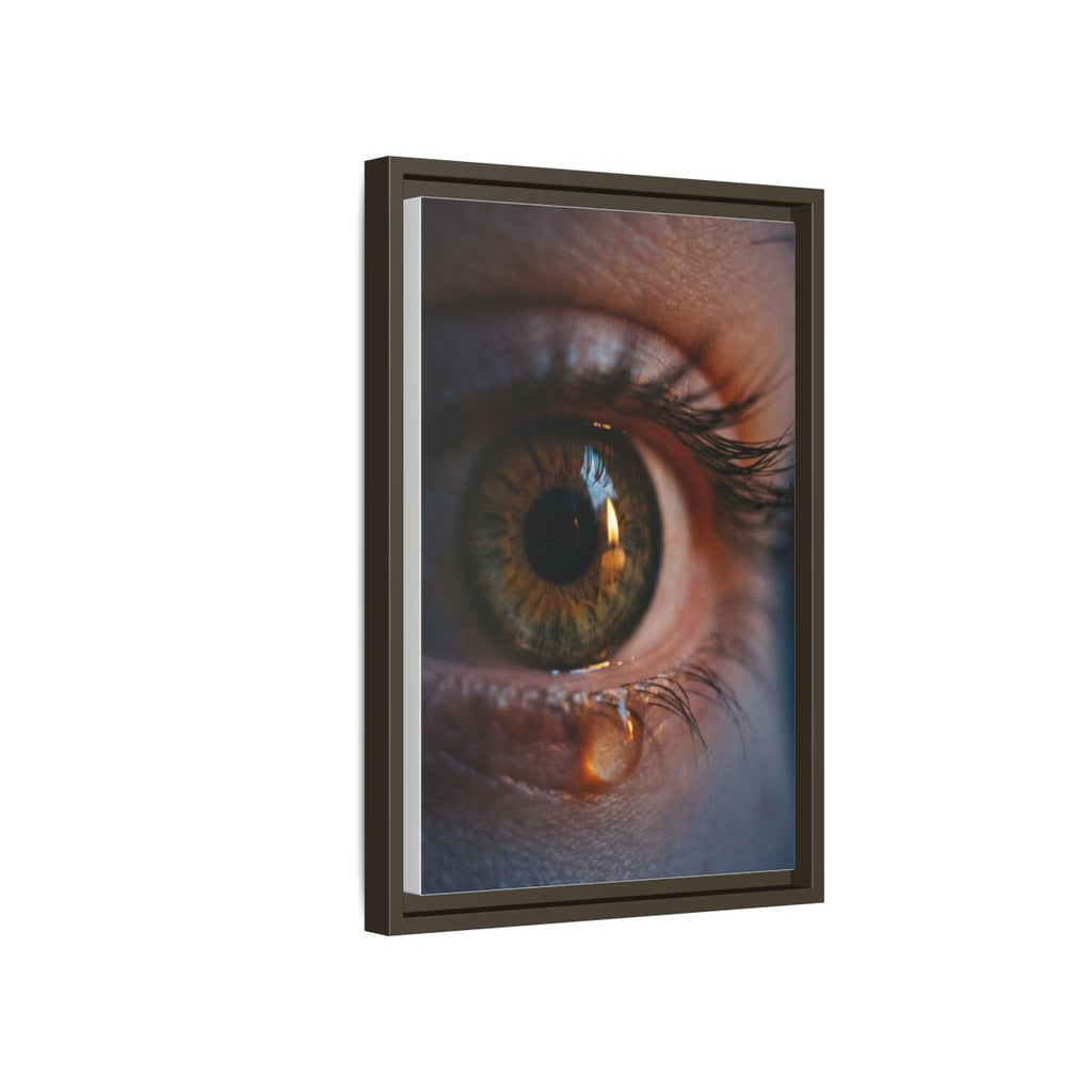 Matte Canvas, Framed - Luminous Tear